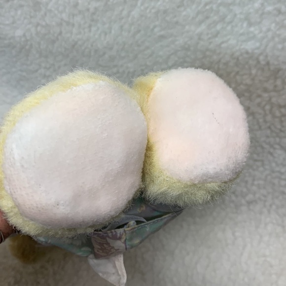 Avon teddy bear 9" plush wearing apron says I LOVE MY SISTER 1996 - Picture 5 of 9